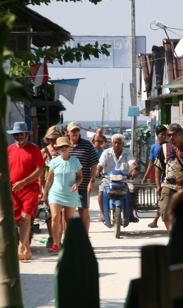’Walking Street’ Ko Li © Maggie Joyce - Mariner Boating Holidays http://www.marinerboating.com.au